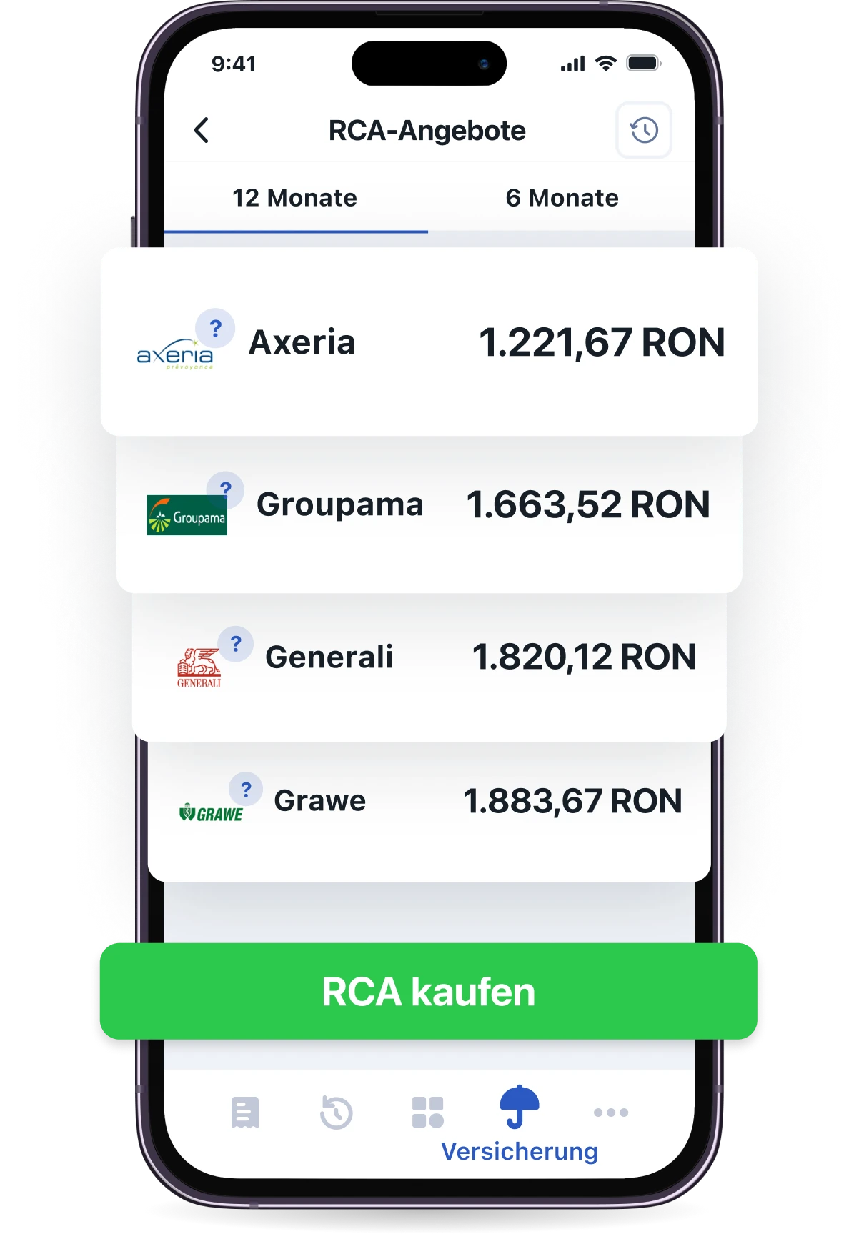 RCA-Versicherung